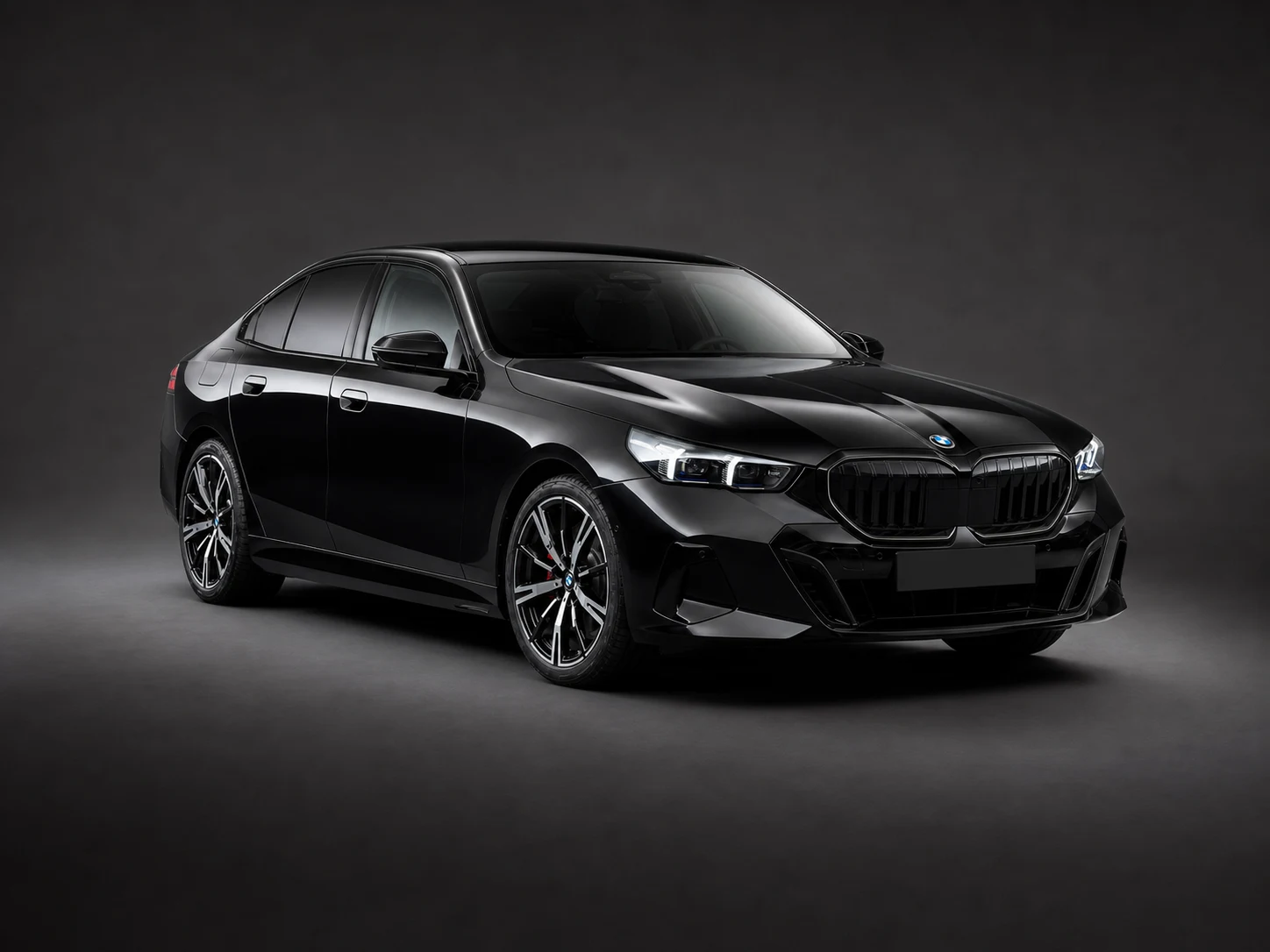 BMW Série 5 G60 en studio, vue avant
