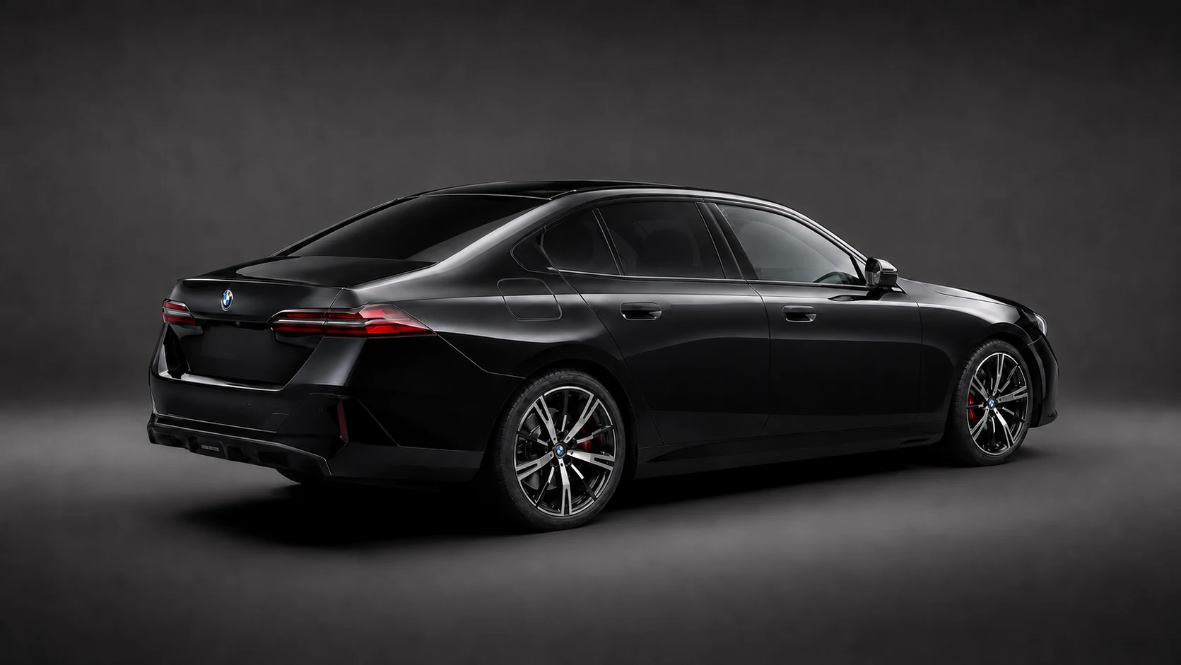BMW Série 5 G60 MIB en service, vue arrière